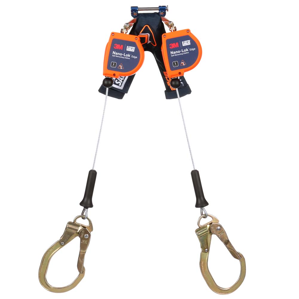 3M DBI-SALA Nano-Lok Edge Twin-Leg Personal 8-Foot Self-Retracting Lifeline from GME Supply